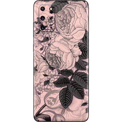 Rose Quartz Floral Galaxy S20 Plus Skin